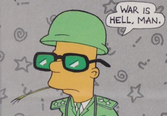 Bart Simpson: War is Hell, Man